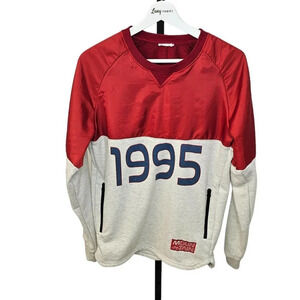 Blueage  Mens 1995 Mountain Sweatshirt Pullover Size Small